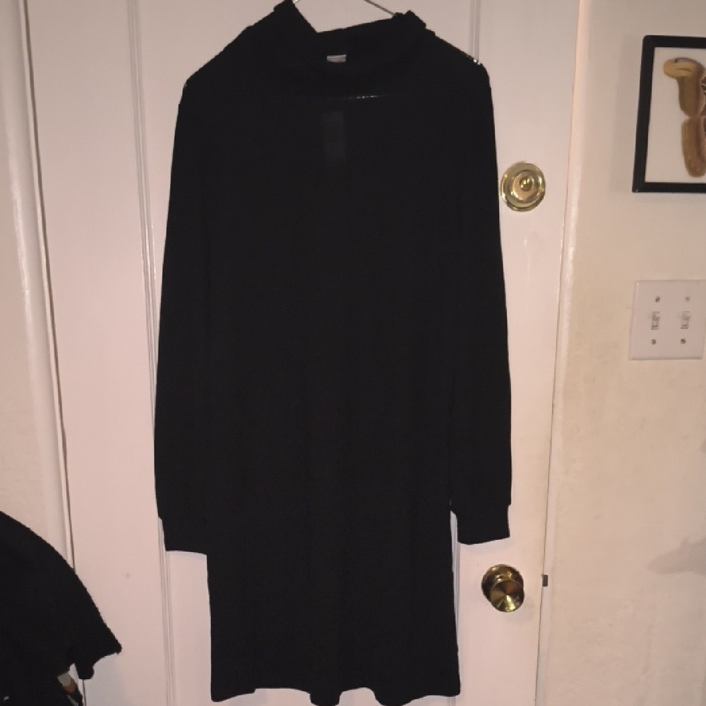NWT GAP | Elegant Black Long Sleeve Dress